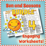 NO PREP SUN & SEASONS BUNDLE - 4 Word Search & Crossword W