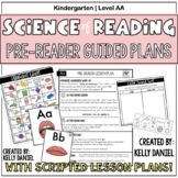 NO PREP Science of Reading AA Plans | Kindergarten | Guide