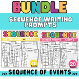 NO PREP Sequence Writing Prompts BUNDLE | Sequence of Events