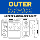 NO PREP Space Language Worksheets