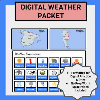 Preview of NO PREP Spanish-speaking country Digital Weather Packet