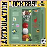 NO PREP Sports Locker Crafts - 58 Pages for Articulation T