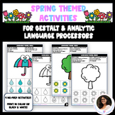 NO PREP Spring Themed Activities For Speech Therapy Gestal