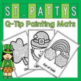 NO PREP St Patricks Day Q Tip Painting Mats for March Fine