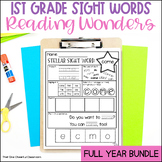 1st Grade Sight Words Reading Wonders Bundle