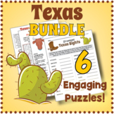 NO PREP TEXAS BUNDLE - Crossword, Word Search & Scramble W