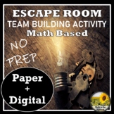 NO PREP Team Building Escape Room ⭐ {MATH BASED III}