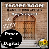 NO PREP Team Building Escape Room ⭐ {ANY SUBJECT} VI