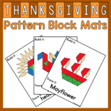 NO PREP Thanksgiving Pattern Block Tangram Mats for Novemb