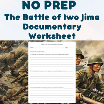 Preview of NO PREP - The Battle of Iwo Jima Documentary Worksheet