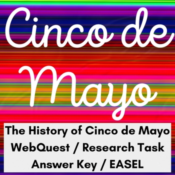 Preview of NO PREP - The History of Cinco de Mayo - Research Project