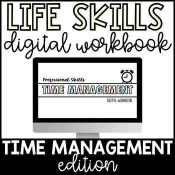Preview of Life Skills Digital Activities Time Management - No Prep Independent Work