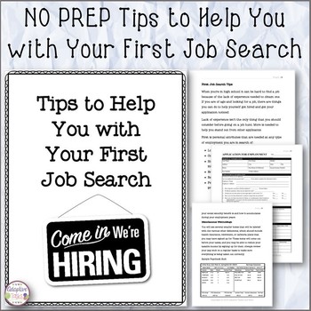 Preview of Career -Tips to Help You with Your First Job Search