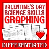 NO PREP Valentine's Day Science Activity Practice Graphing