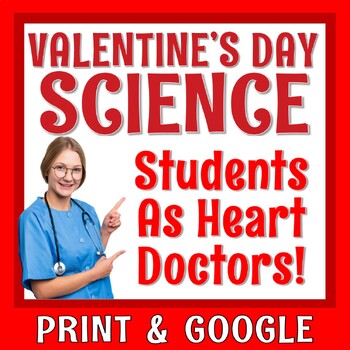 Preview of NO PREP Valentines Day Science Activity Circulatory System Heart Disease