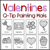 NO PREP Valentines Q Tip Painting Mats for February Fine M