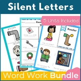 Silent Letters and Ghost Letters Word Work and Activities Bundle