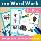 ine Word Family Word Work and Activities - Long I Word Work