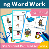 ng Word Family Word Work and Activities - Digraphs and Trigraphs