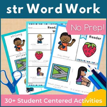 str Word Family Word Work and Activities - Three Letter ...