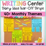 Writing Center Activities - Story Idea Writing Prompts - T