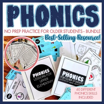 Preview of Fun Phonics Intervention Review Packet Phonics Rules Posters Centers Assessment