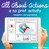 NO PRINT/Digital! All About Actions: Identifying, Naming, Phrases