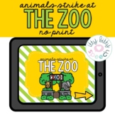 NO PRINT Animals Strike at the Zoo | Book Buddy Speech & L