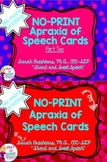 NO PRINT Apraxia of Speech Cards DOUBLE BUNDLE
