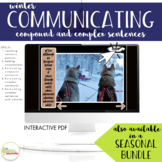 NO PRINT Winter Communicating Compound & Complex Sentences