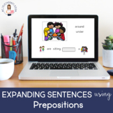 Expanding Sentences using Prepositions (distance learning,
