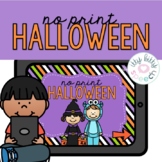 NO PRINT Halloween Preschool Speech and Language Unit (PDF)