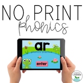 NO PRINT Phonics - AR Controlled Vowel Interactive PDF