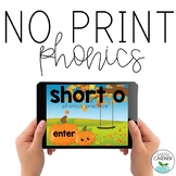 NO PRINT Phonics - Short O Interactive PDF