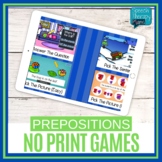 No Print Preposition Game
