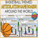 NO PRINT Speech Therapy ARTICULATION game| BASKETBALL THEM