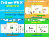 Who Questions: Occupations *Adapted Interactive Book* 3 FORMATS