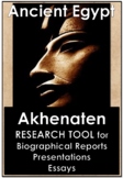 NO Prep - Ancient Egypt - Akhenaten - Research Worksheet