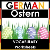 NO Prep - German - EASTER / OSTERN - German Vocabulary Worksheets