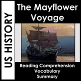 NO Prep Reading Comprehension - The Mayflower Voyage - Voc