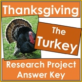 NO Prep Thanksgiving Research Worksheets - All about Turkeys!
