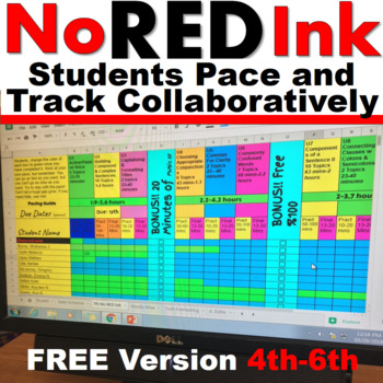 Preview of NO RED INK noredink Google Classroom Distance Learning