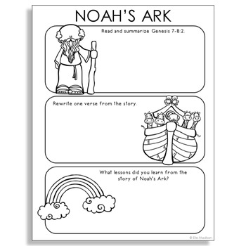 Noah S Ark Bible Story With Pictures