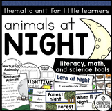NOCTURNAL ANIMALS ACTIVITIES | THEMATIC UNIT | PRE-K AND K