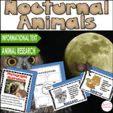 Nocturnal Animals - Nonfiction Text Features, Slideshow - 