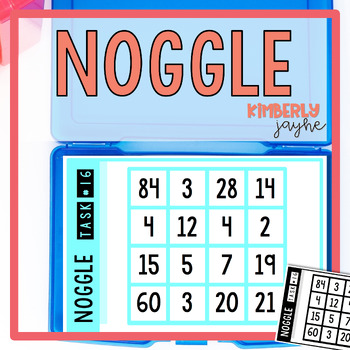 Preview of NOGGLE Math Puzzles Gifted and Talented Students Early Finishers