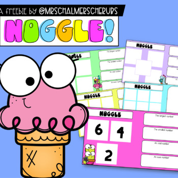 Preview of NOGGLE Maths Game PowerPoint | FREEBIE |