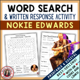NOKIE EDWARDS Music Word Search and Biography Research Act