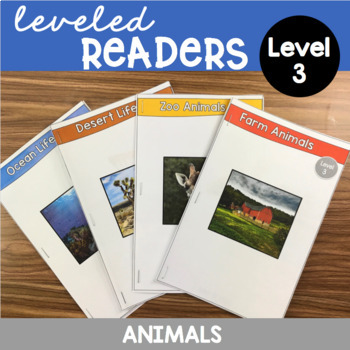 Preview of NON-FICTION ANIMAL READERS -SPECIAL EDUCATION