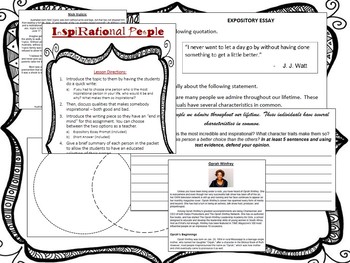 Nonfiction Expository Lesson Plan Who Is The Most